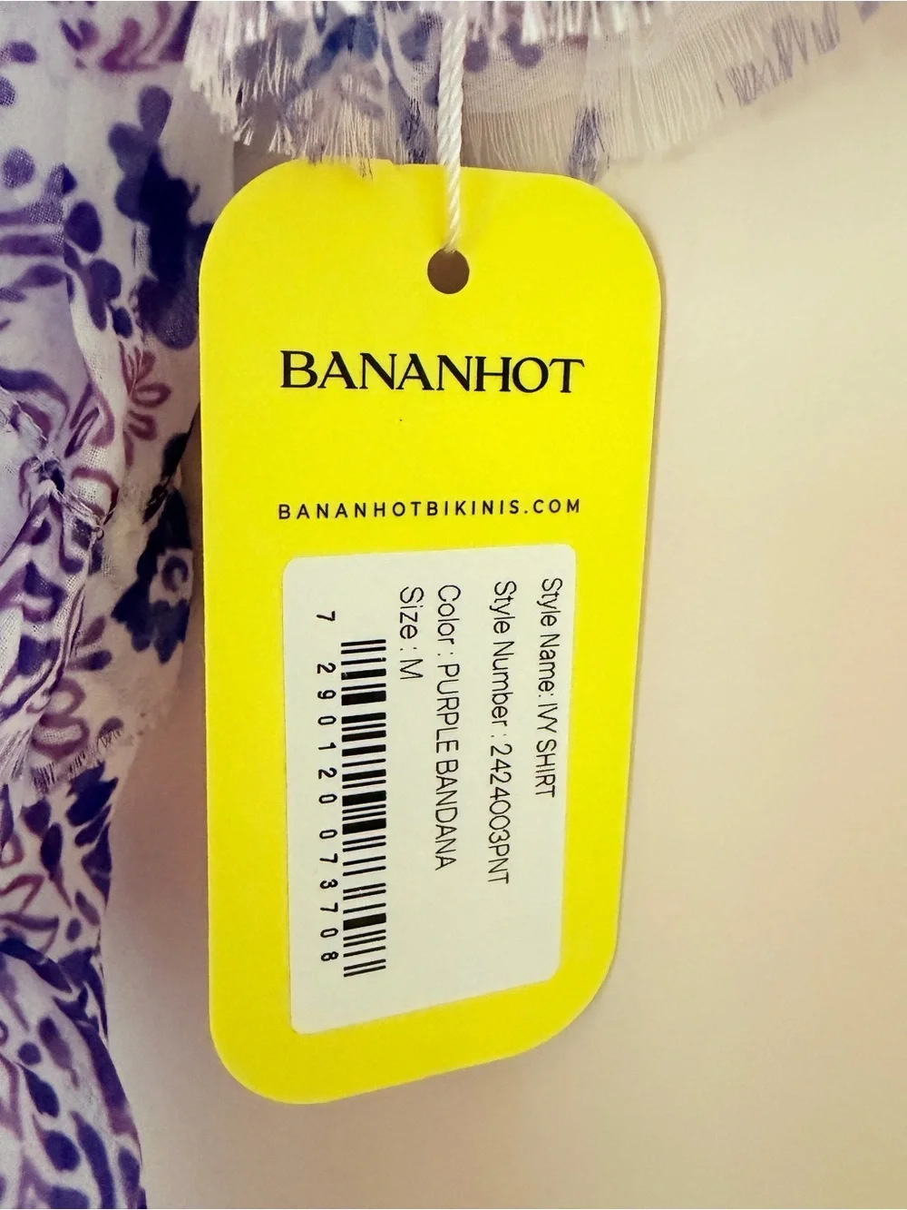 Bananhot 100% polyester